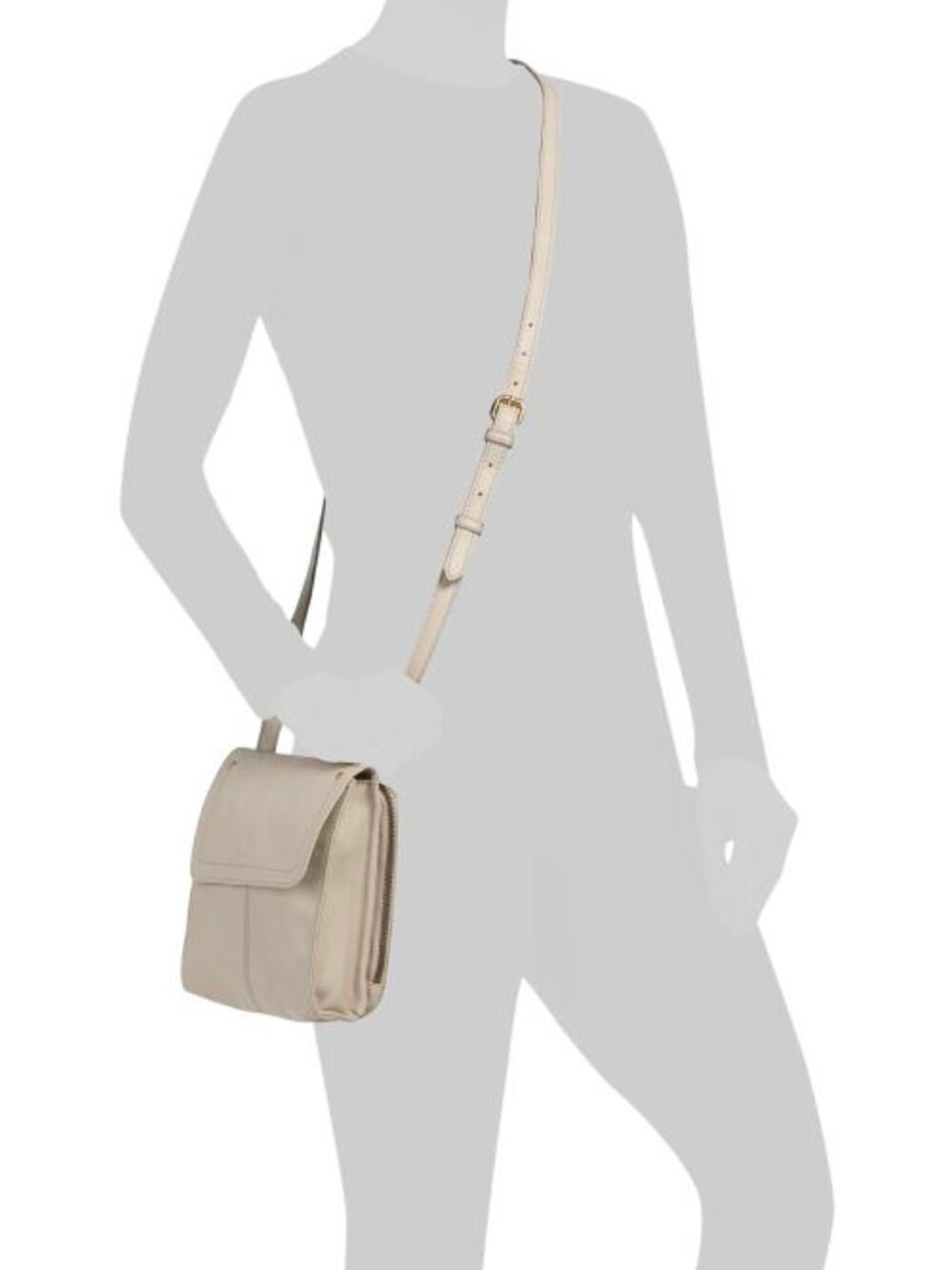 AMERICAN LEATHER CO. Leather Kansas Crossbody - Picture 5 of 5